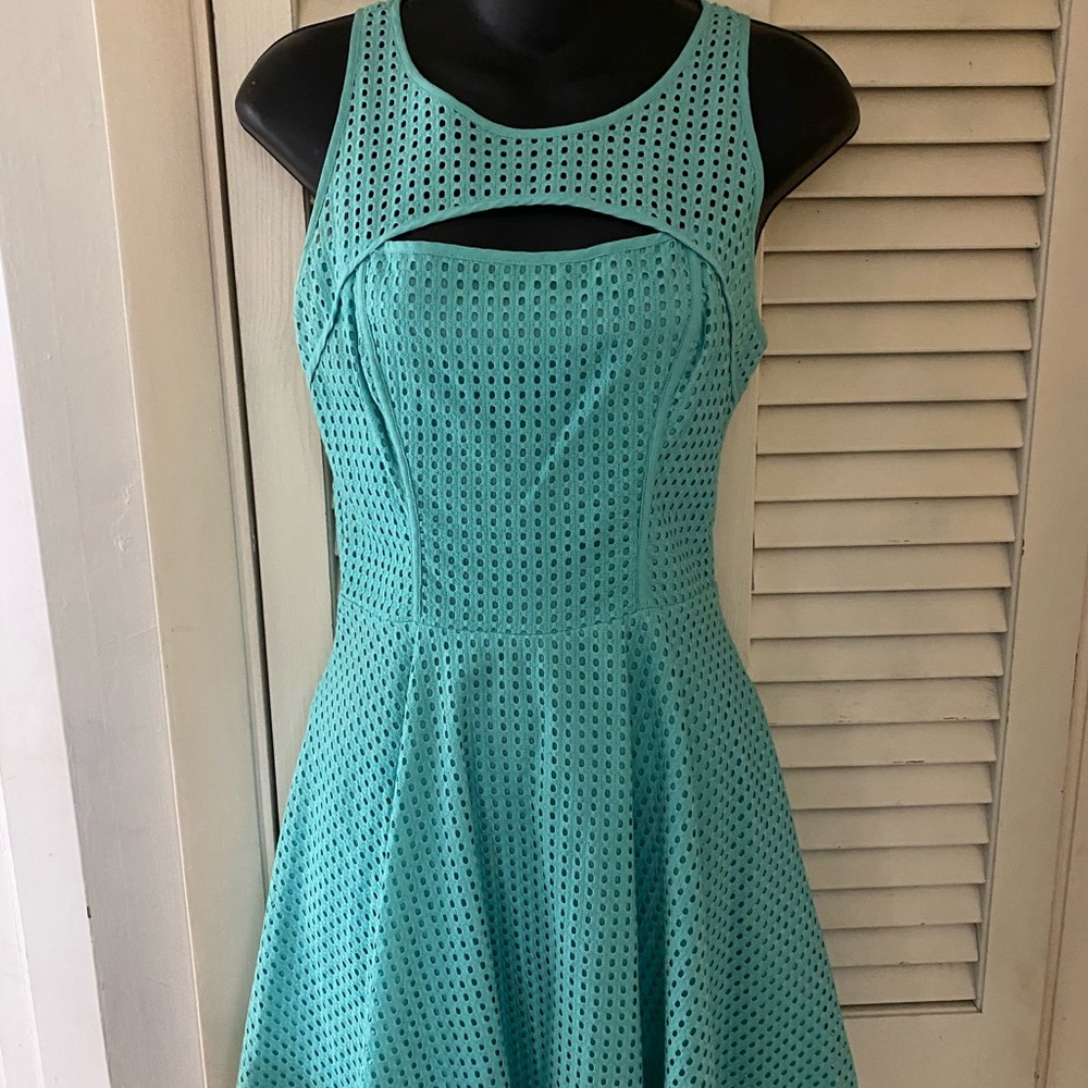Fun summer teal dress